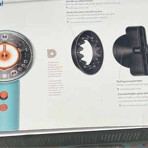 Dyson Turquoise Hair Dryer with Attachments